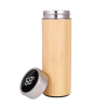 Thermos Bamboo Bottle with temperature display
