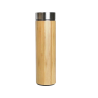 Thermos Bamboo Bottle with temperature display